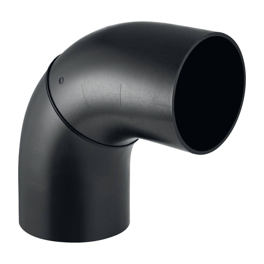 Geberit GE, PE Bogen, 90 Grad, DN 200, 1 Stk.-1