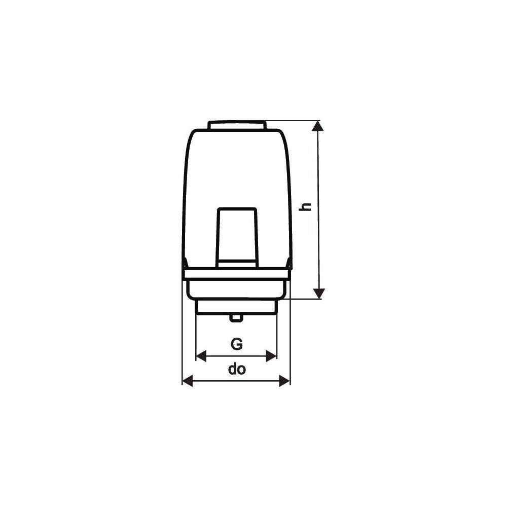 UPONOR Vario PLUS, Stellantrieb, NC MT, 230V, 1W, IP54, 1 Stk.-2