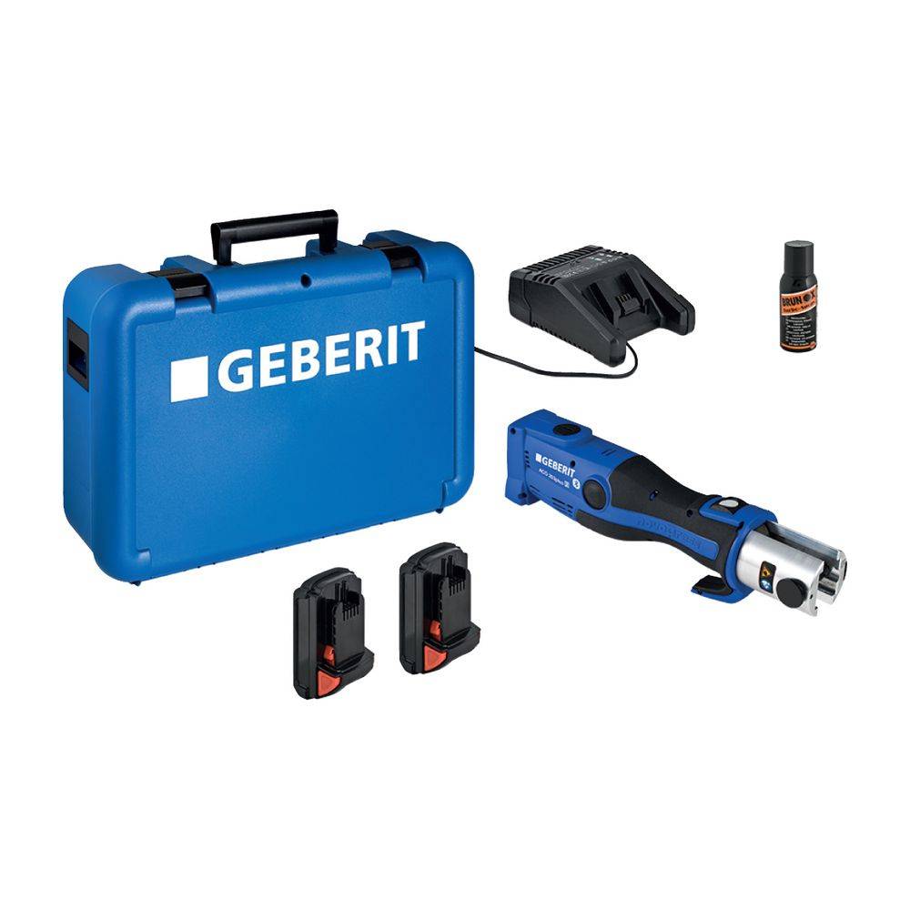 GEBERIT ACO 203plus Pressgerät im Koffer CEE 7/16, 18V, Komp. 2, f Mapress/Mepla-1