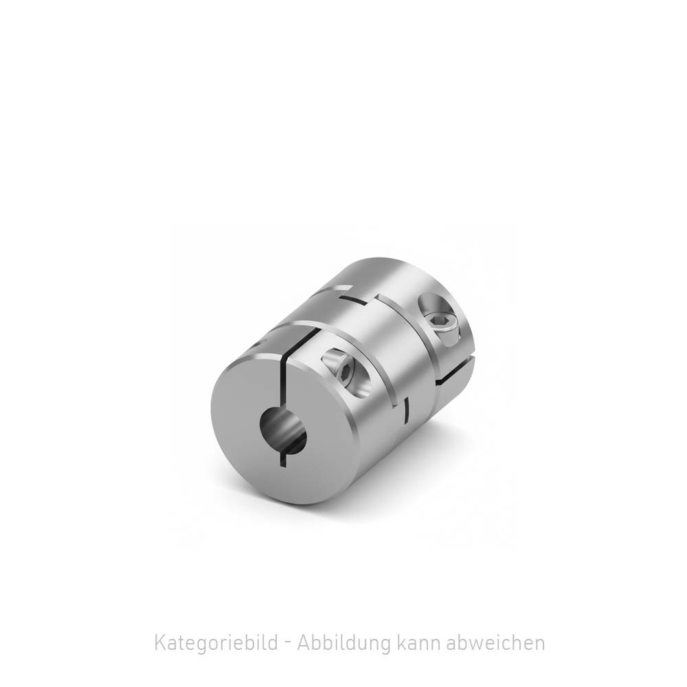 KTR ROTEX 28 ALU NABE 1.0 Ø28H7 NUT DIN 6885/1-JS9 >, ROTEX Nabe mit Nut und Gewinde