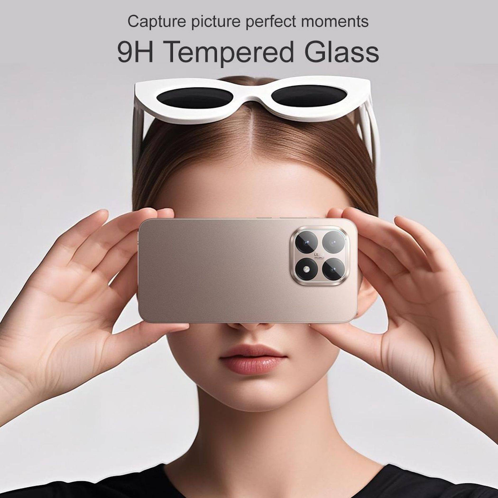 Kamera Linsenschutz für Xiaomi 15T 5G HD 9H Hart Glas Dünn Komplettschutz-2