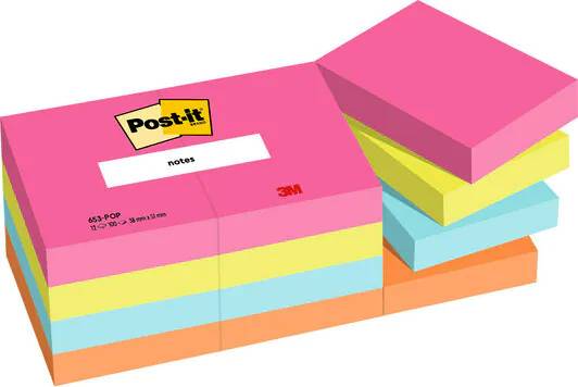 Post-it Haftnotizen notes, 38 x 51 mm, Poptimistic-1