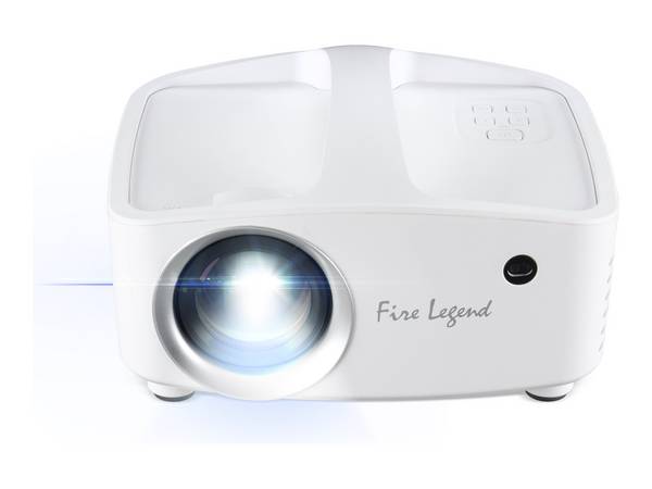 Acer AOpen QF13s powered by portabler LED Beamer 350 ANSI Lumen