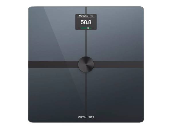 WITHINGS Scale Body Smart Black Schwarz WBS13-Black-ALL-INTER