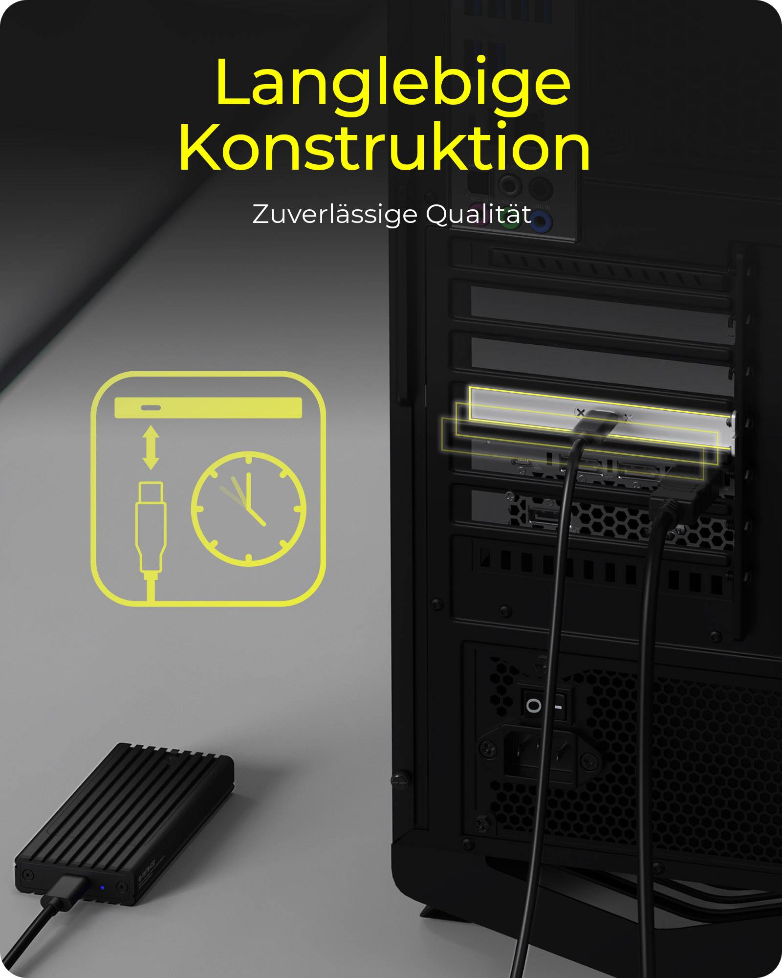 IB-AC553, Adapter USB 20 Gbit/s von Type-E Port auf USB Type-C Port-2