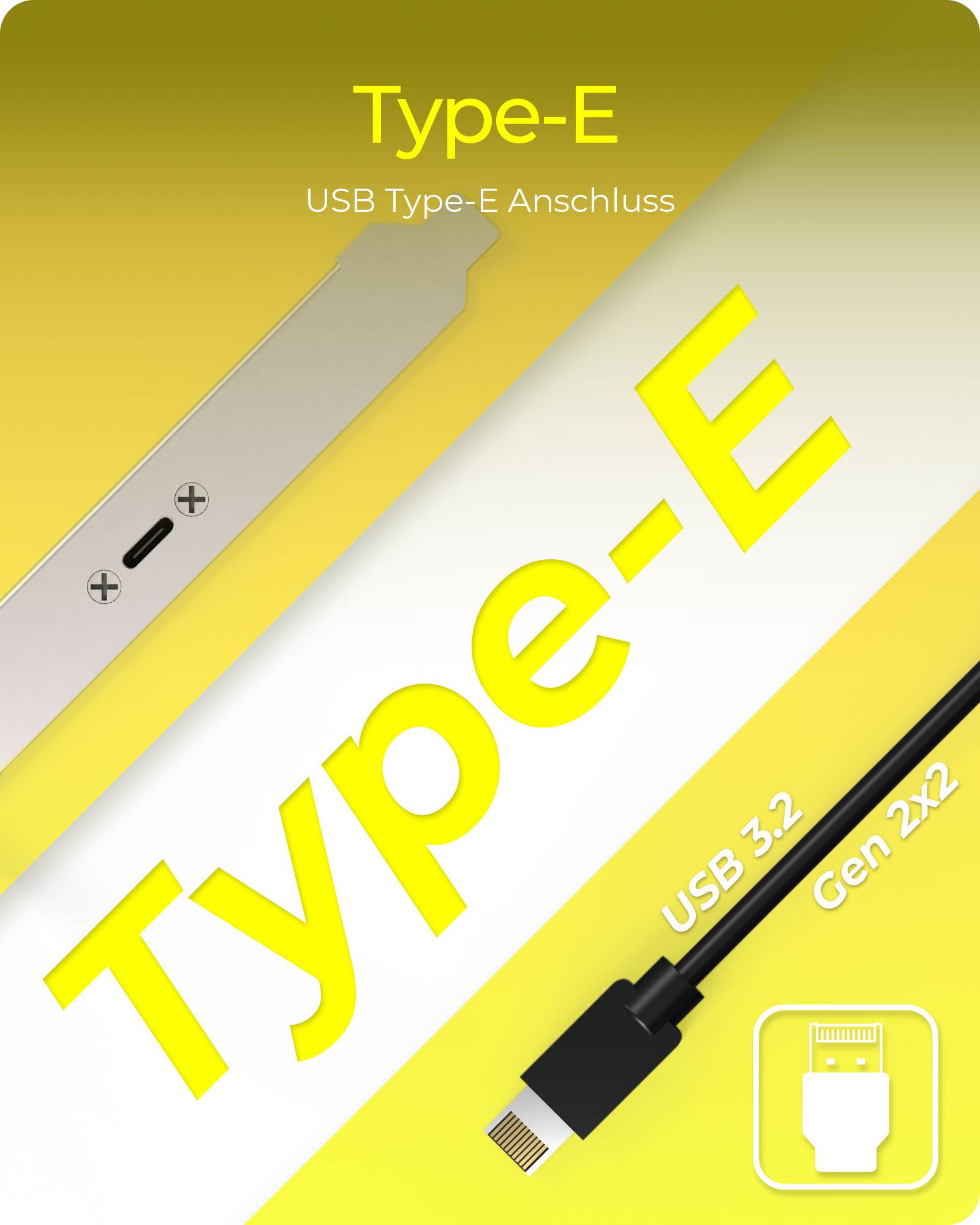 IB-AC553, Adapter USB 20 Gbit/s von Type-E Port auf USB Type-C Port-4