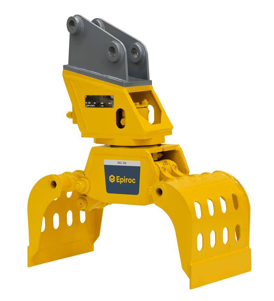 Husqvarna 586742901, Multigreifer MG 100 inkl. Schläuche und Adapterplatte-0