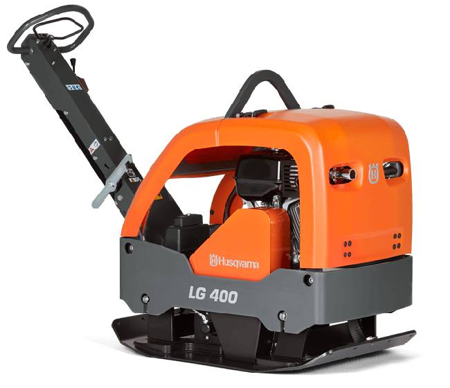 Husqvarna 967855401, LG 400 reversierbare Rüttelplatte mit Honda - Benzinmotor