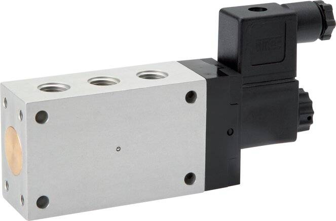 Airtec M 05510HN 12V=, 5/2-Wege Magnetventil, G 1/8", Luftfeder, 12 V DC, Standard-0
