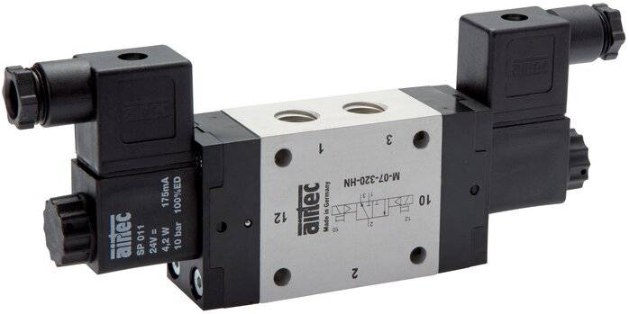 Airtec M 04320HN 12V=, 3/2-Wege Magnetimpulsventil, G 1/8", 12 V DC-0