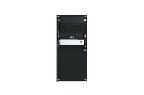 2N IP Verso 2.0 - Main unit without camera - black, Netzwerk Türstation, 1 Ruf Taste, Basiseinheit, ohne Kamera, SIP, s