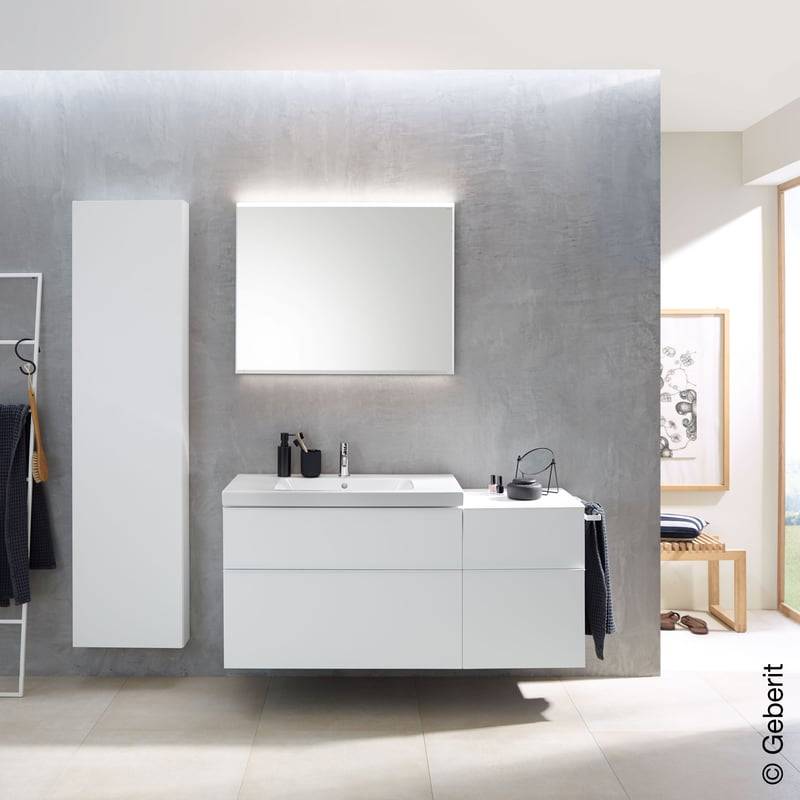 Geberit 502357JL1, iCon Griffleiste für Badmöbel sandgrau matt-1