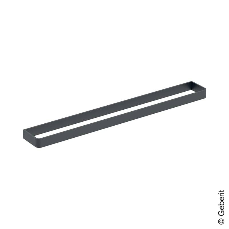 Geberit 502328141, iCon Handtuchstange für Badmöbel starr, schwarz matt-1