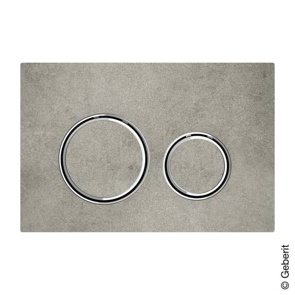 Geberit 115884JV1, Sigma50 Betätigungsplatte Round beton