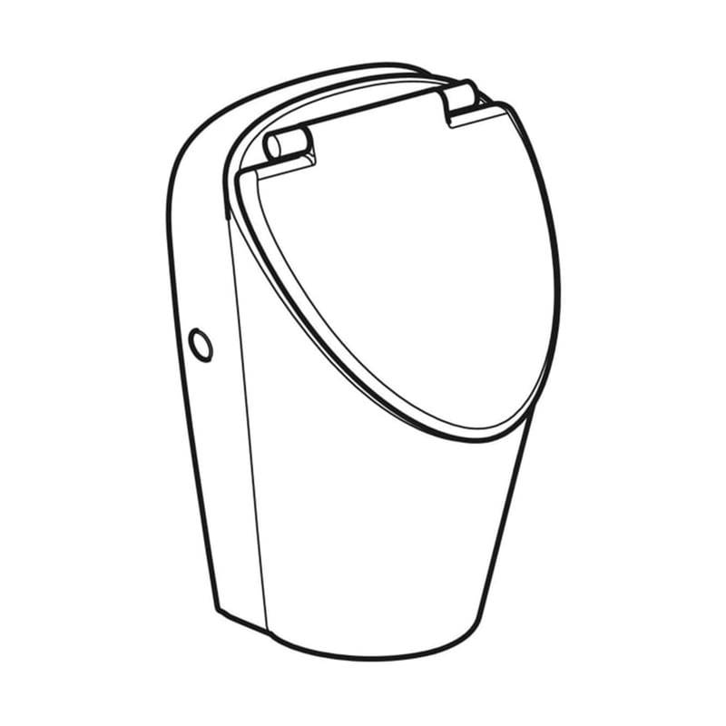 Geberit 503110008, Renova Urinal mit KeraTect, weiß-1