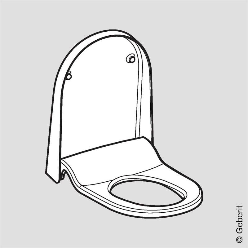 Geberit 242810111, AquaClean Sela WC-Sitz mit WC-Deckel, Baujahr 2013 - 03/2019-0