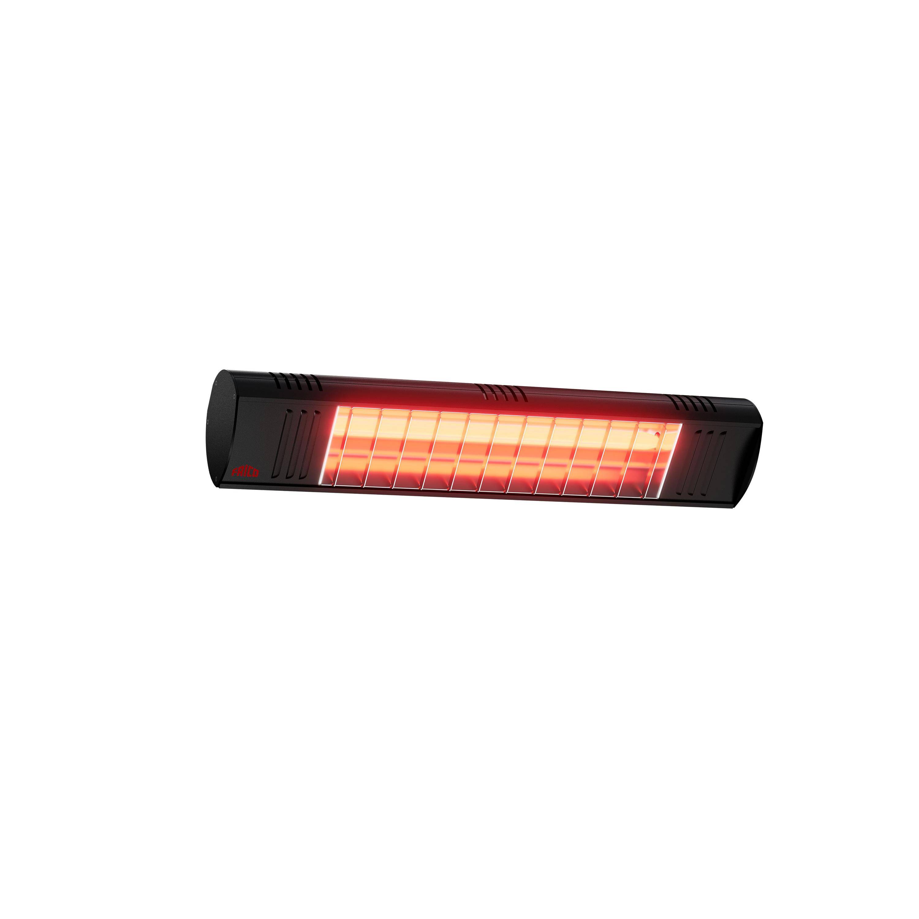 Infrarotstrahler Term Short IP44 1500W Schwarz-0