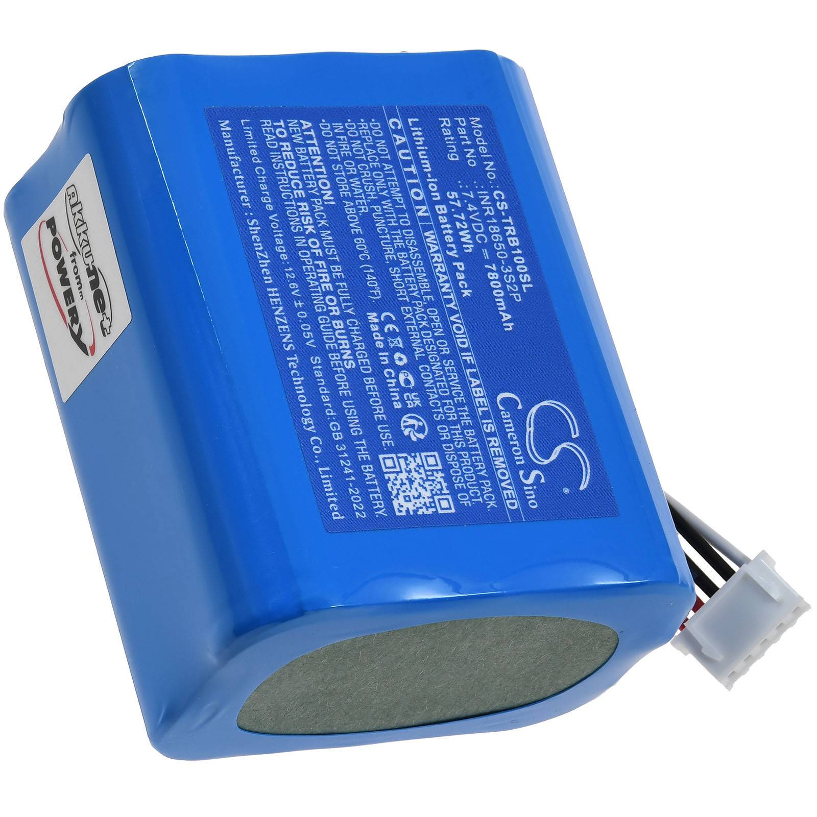 Akku passend für Lautsprecher Tronsmart Bang Typ INR18650-3S2P, 7,4V, Li-Ion-1