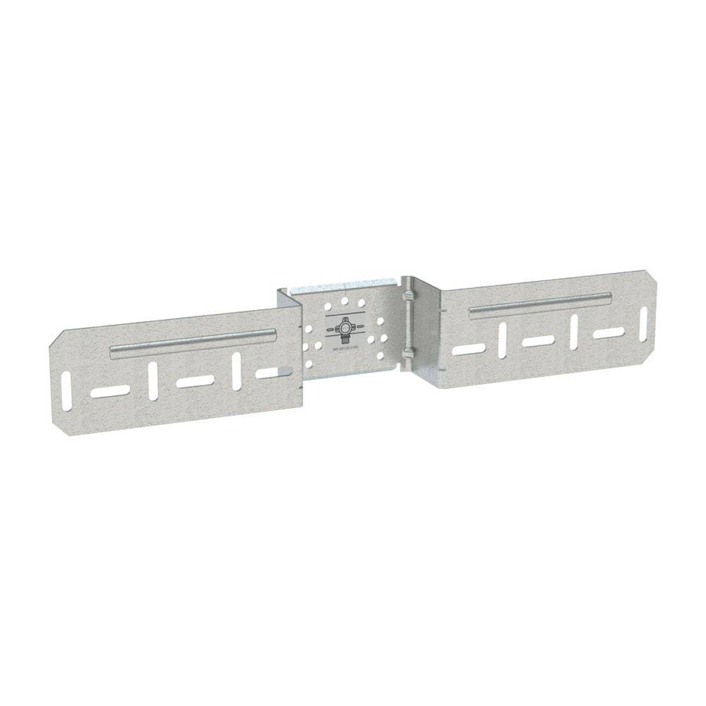Geberit Montageplatte abgesetzt, einfach, Stahl, Verzinkt, 650733002-1