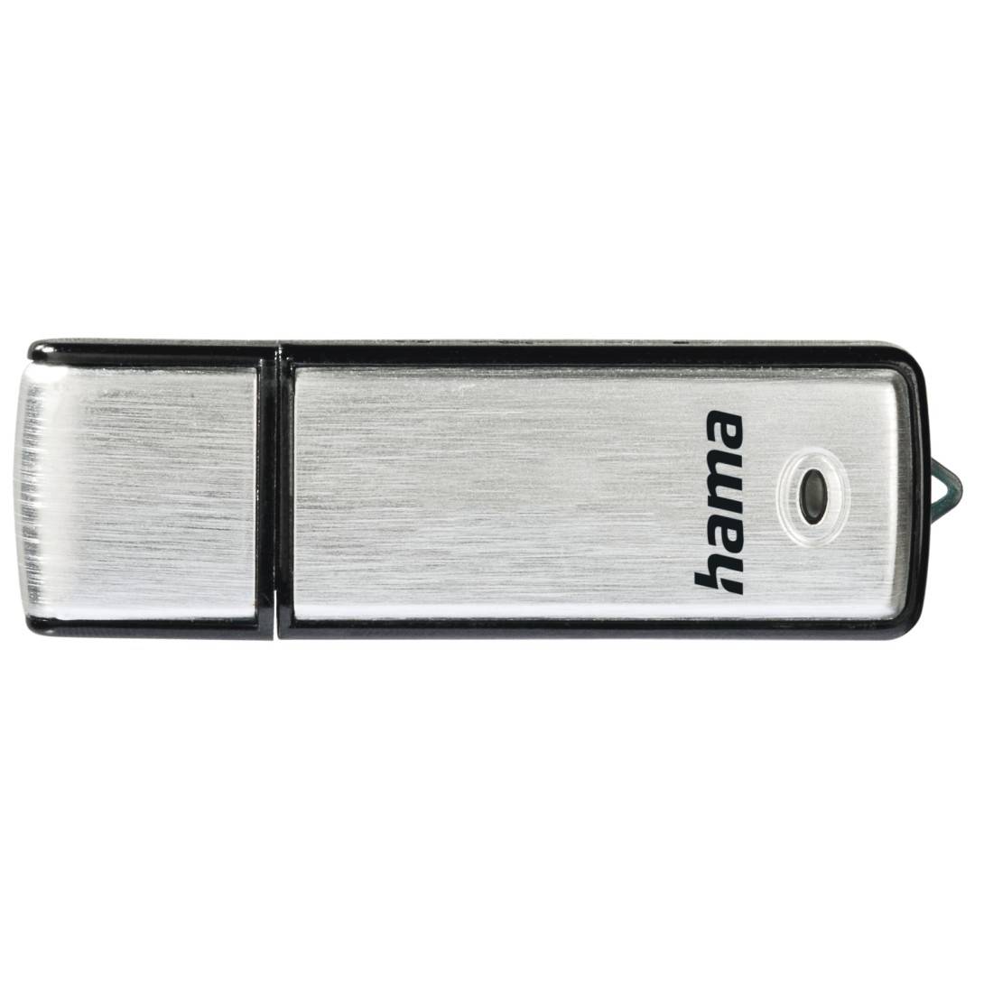 hama 00104308 USB-Stick "Fancy", USB 2.0, 32 GB, 10MB/s, Schwarz/Silber-2