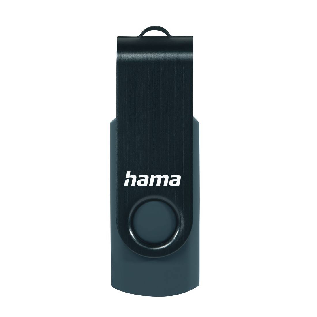 hama 00182475 USB-Stick "Rotate", USB 3.2 Gen 1, 256GB, 90MB/s, Petrolblau-0