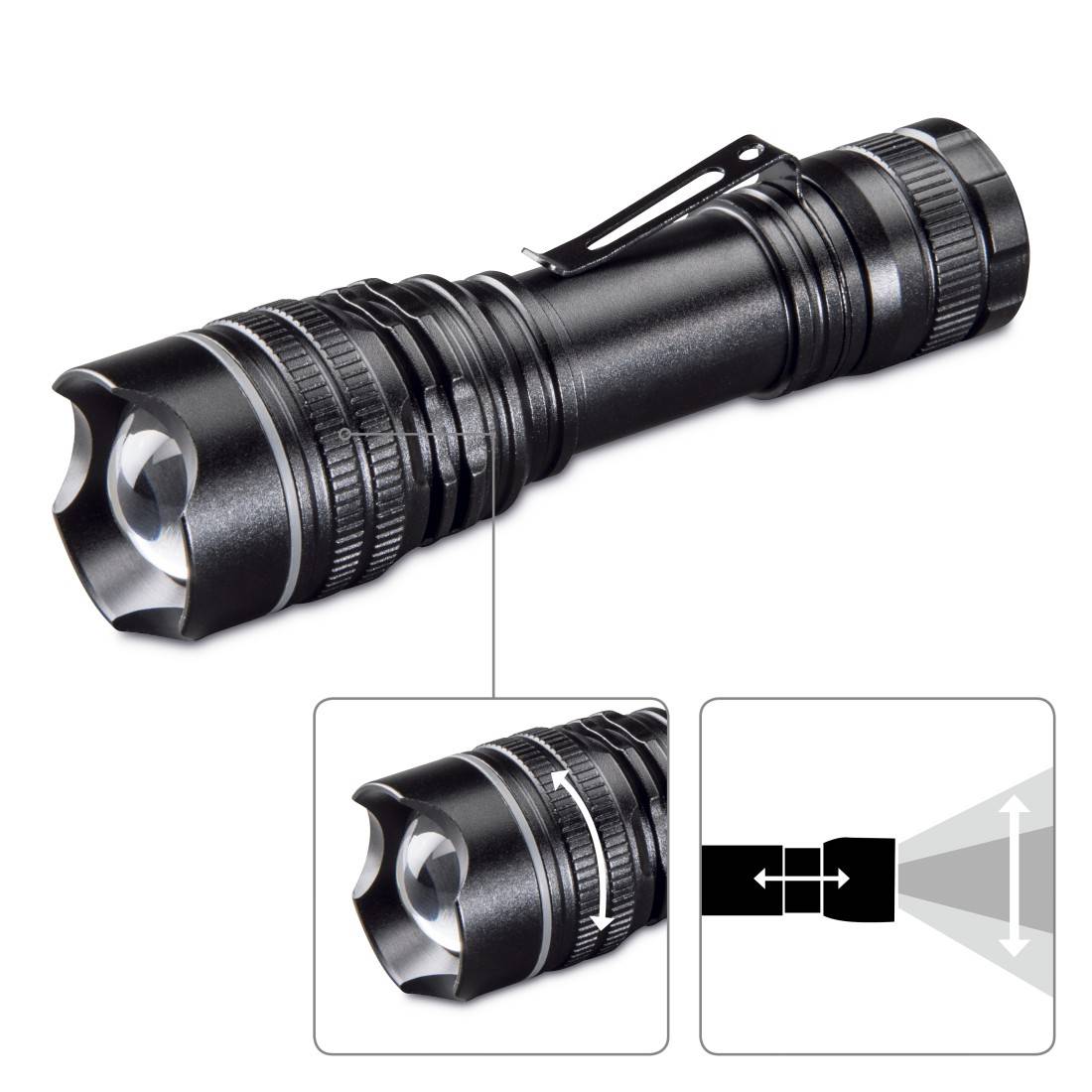 hama 00136670 LED-Taschenlampe "Professional 1", 100 Lumen-2