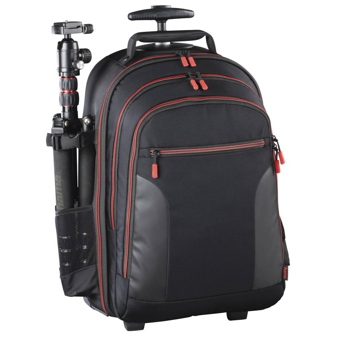 hama 00139854 Kamera-Trolley "Miami", 200, Schwarz/Rot-2