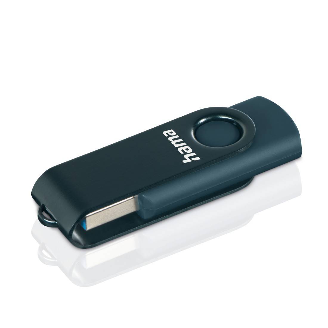 hama 00182464 USB-Stick "Rotate", USB 3.2 Gen 1, 64GB, 70MB/s, Petrolblau-1