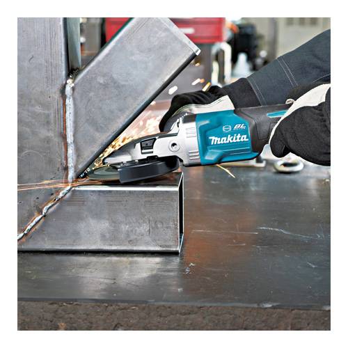 MAKITA GA056GZ - Akku-Flachkopf-Winkelschleifer (40V XGT | Motorbremse | Schleifscheibe-Ø 125mm)-2