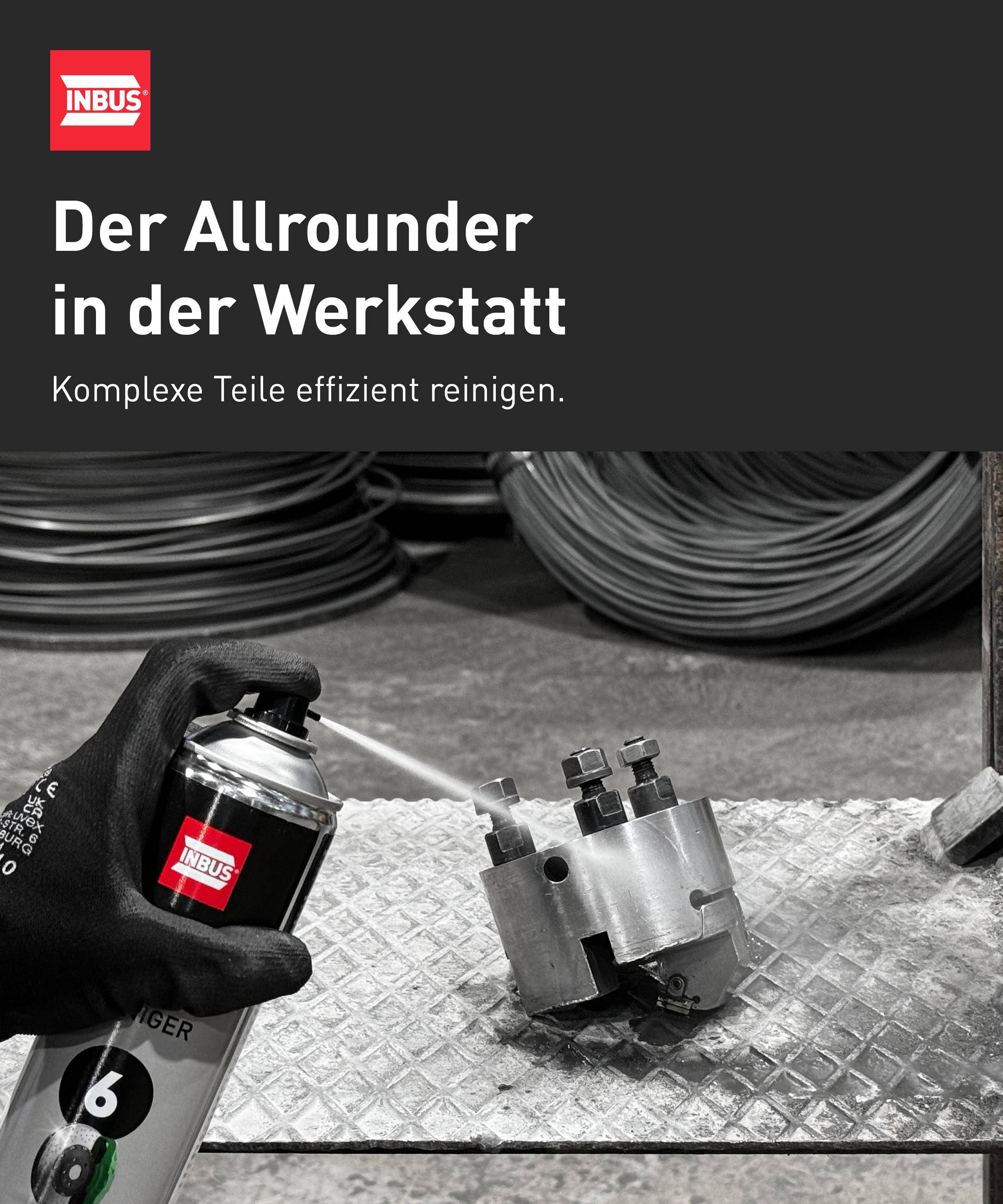 INBUS Bremsenreiniger + Teilereiniger (acetonfrei) 24x 500ml, Montagereiniger-4