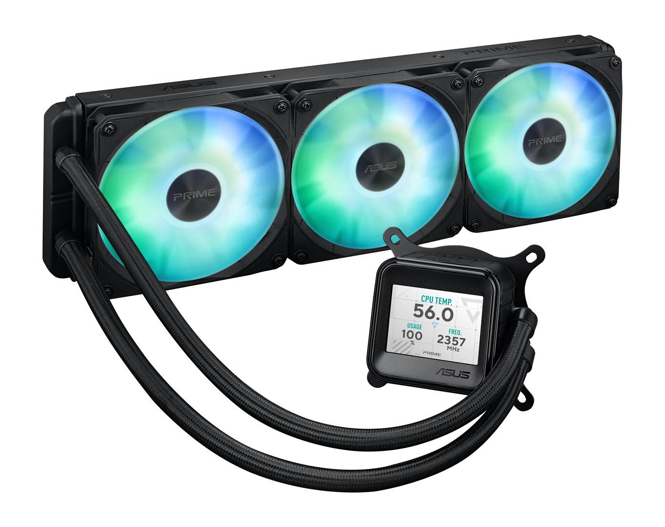 ASUS Prime LC 360 ARGB - Prozessor-Flüssigkeitskühlsystem - Kühlergröße: 360 mm - (für: AM4, AM5, LGA1700, LGA1200, LGA1-3