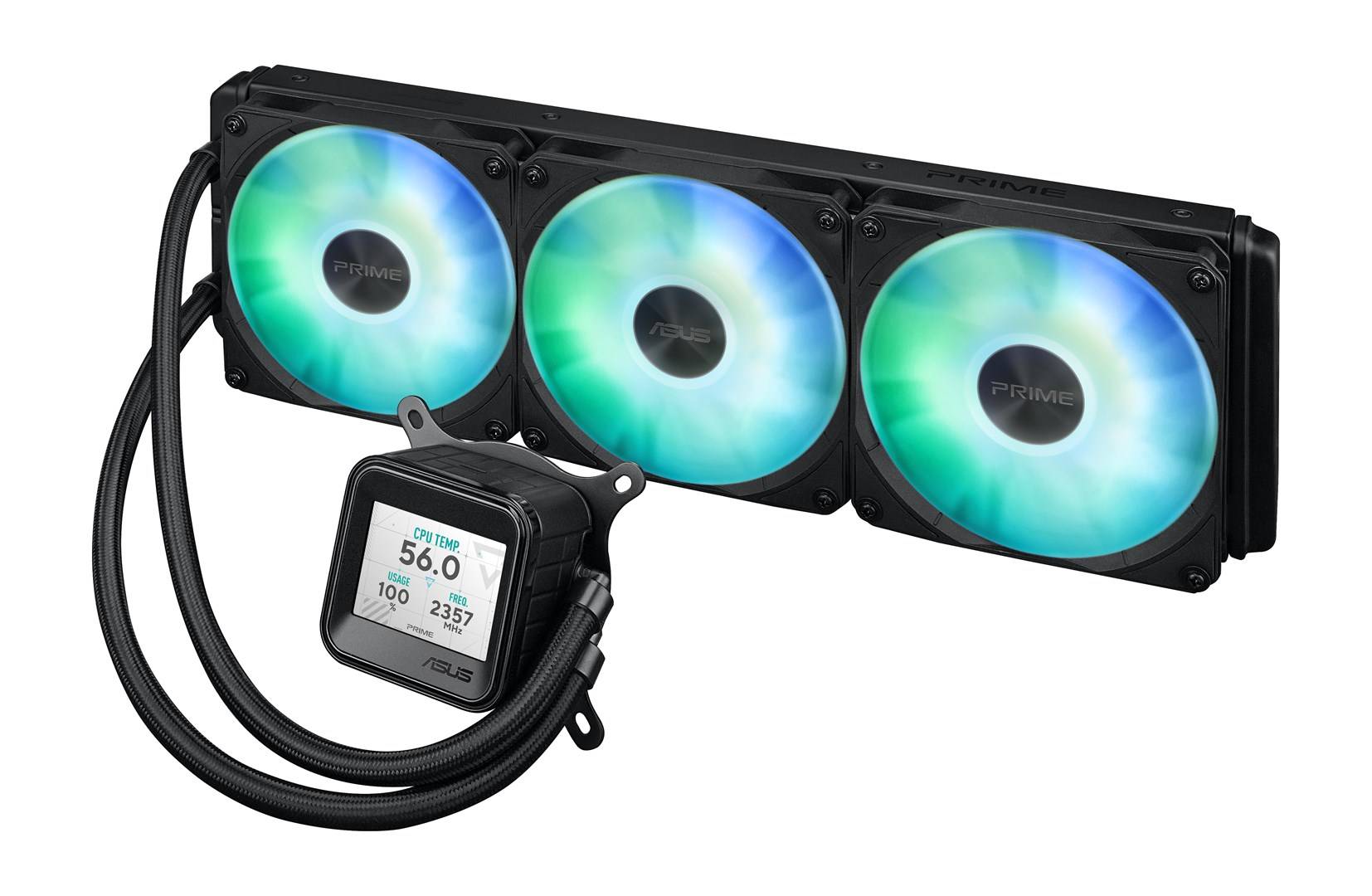 ASUS Prime LC 360 ARGB - Prozessor-Flüssigkeitskühlsystem - Kühlergröße: 360 mm - (für: AM4, AM5, LGA1700, LGA1200, LGA1-4