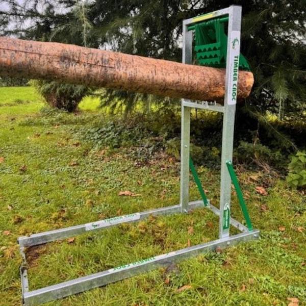 Timber Croc Holz Halter Saw horse, verzinkt, Sägebock, Holzsägenständer