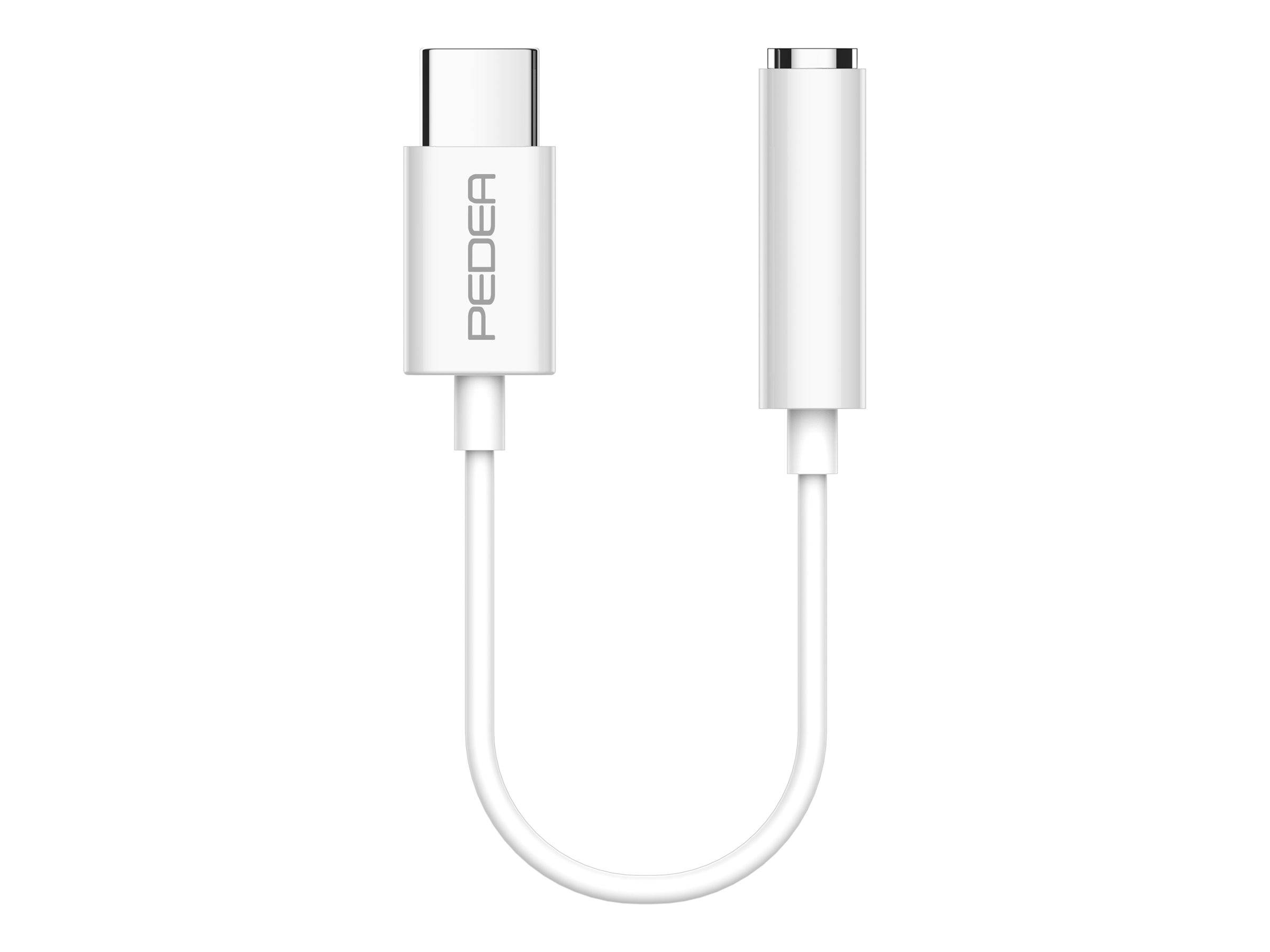 PEDEA - Adapter USB-C auf 3.5mm Klinke/Kopfhörer - Adapter - Digital/Daten-0