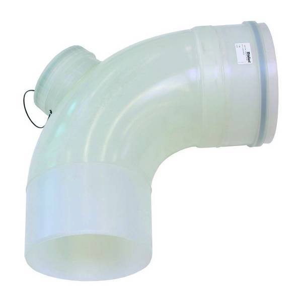 Vaillant Bogen 87 Grad 250mm PP mit Revisionsöffnung, 0020145529
