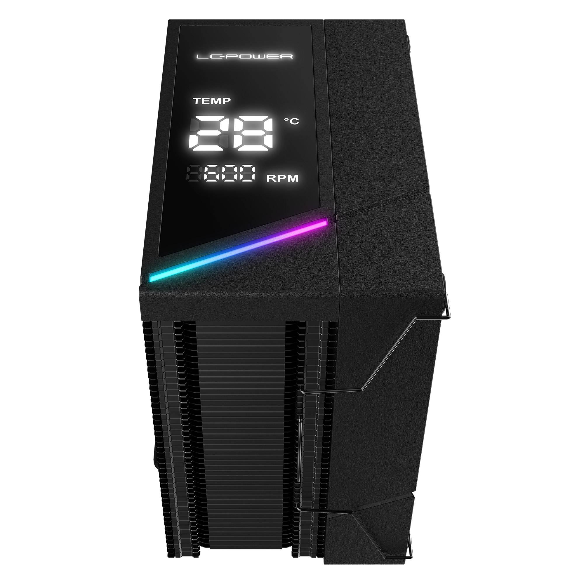 LC-Power LC-CC-120-DB6 DIGI, Gaming CPU-Kühler mit Heatpipes, Intel/AMD bis 230W-2