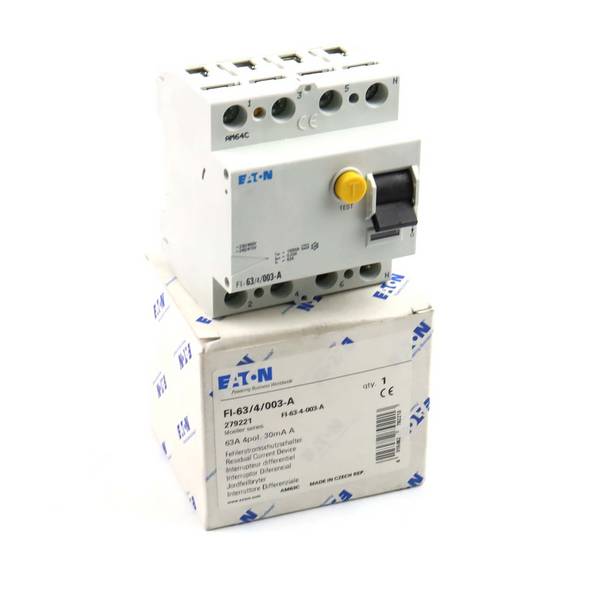 Eaton FI-Schalter FI-63/4/003-A 279221 OVP