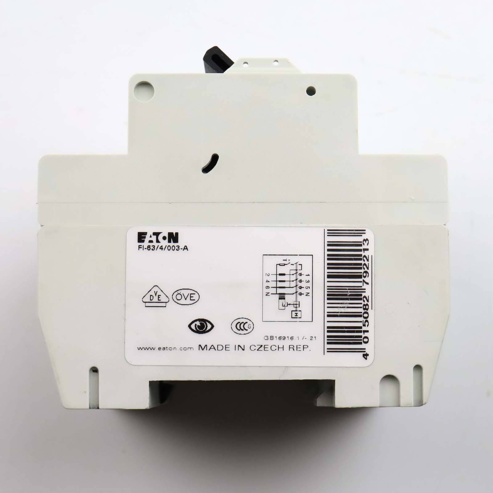 Eaton FI-Schalter FI-63/4/003-A 279221 OVP-2