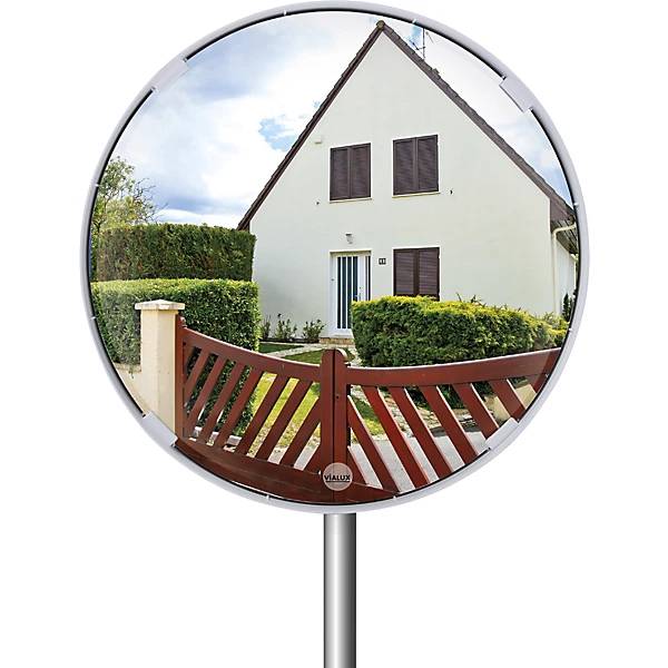 Mehrzweckspiegel 2 Richtungen rund Ø 800 mm Rahmen weiß P.A.S.®. 85956049 859560 49-1