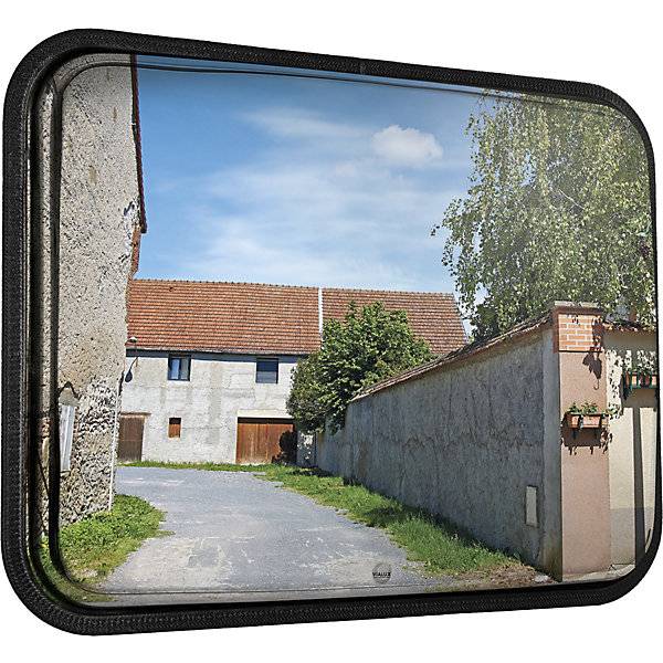 Mehrzweckspiegel 2 Richtungen rechteckig HxB 600 x 800 mm Edelstahl. 85951549 859515 49-1