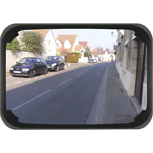 Mehrzweckspiegel 2 Richtungen rechteckig HxB 400 x 600 mm Rahmen schwarz P.A.S.®. 85951149 859511 49