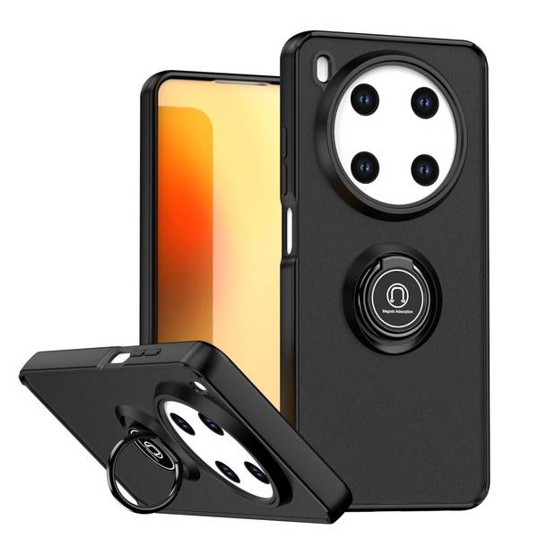 Für ZTE Blade V70 Max Q Shadow Series Design TPU + PC Schutz Hülle Schwarz