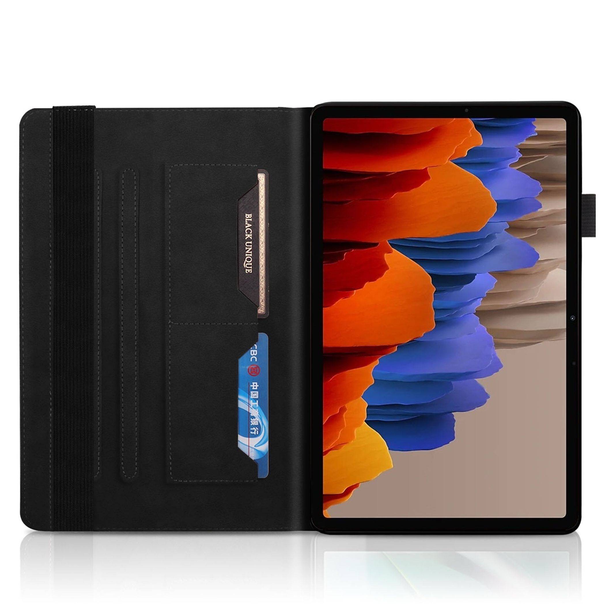 Für Samsung Galaxy Tab S10 Lite / S10 FE Kunstleder Tasche Schwarz-3