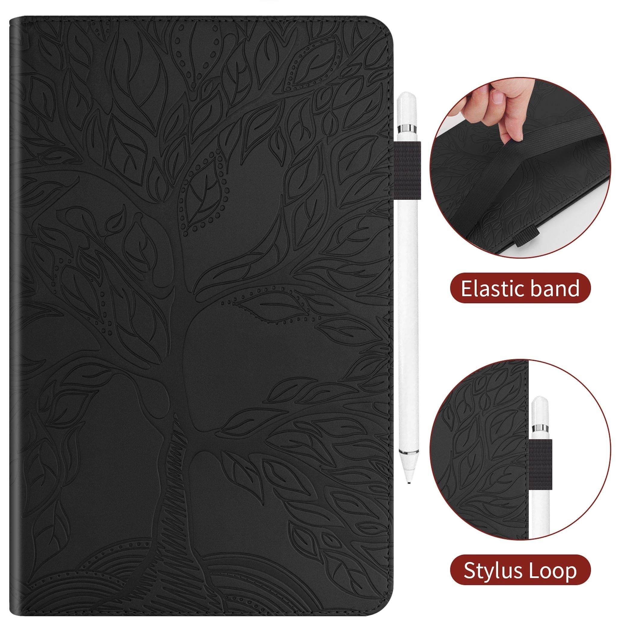 Für Samsung Galaxy Tab S10 Lite / S10 FE Kunstleder Tasche Schwarz-4