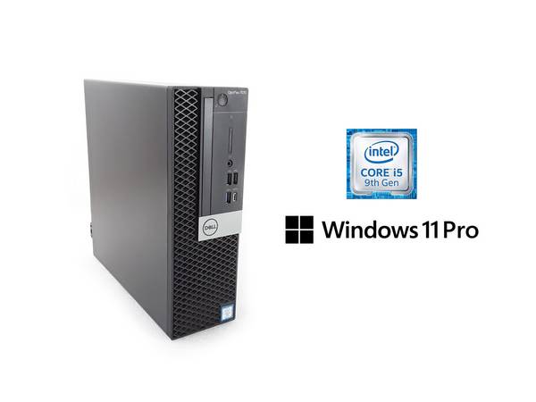 Dell Optiplex 7070 SFF Intel Core i5-9400 8GB RAM 256GB SSD Win11Pro - Refurbished A-