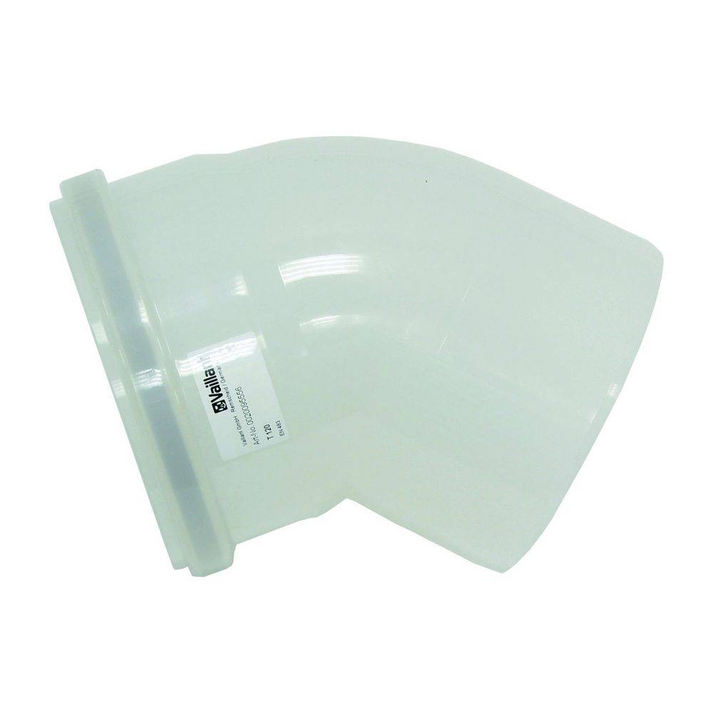 Vaillant Bogen 45 Grad DN 160, PP, 0020095556-0
