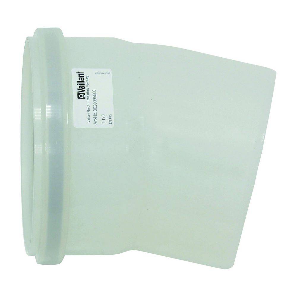 Vaillant Bogen 15 Grad DN 160, PP, 0020095560-0