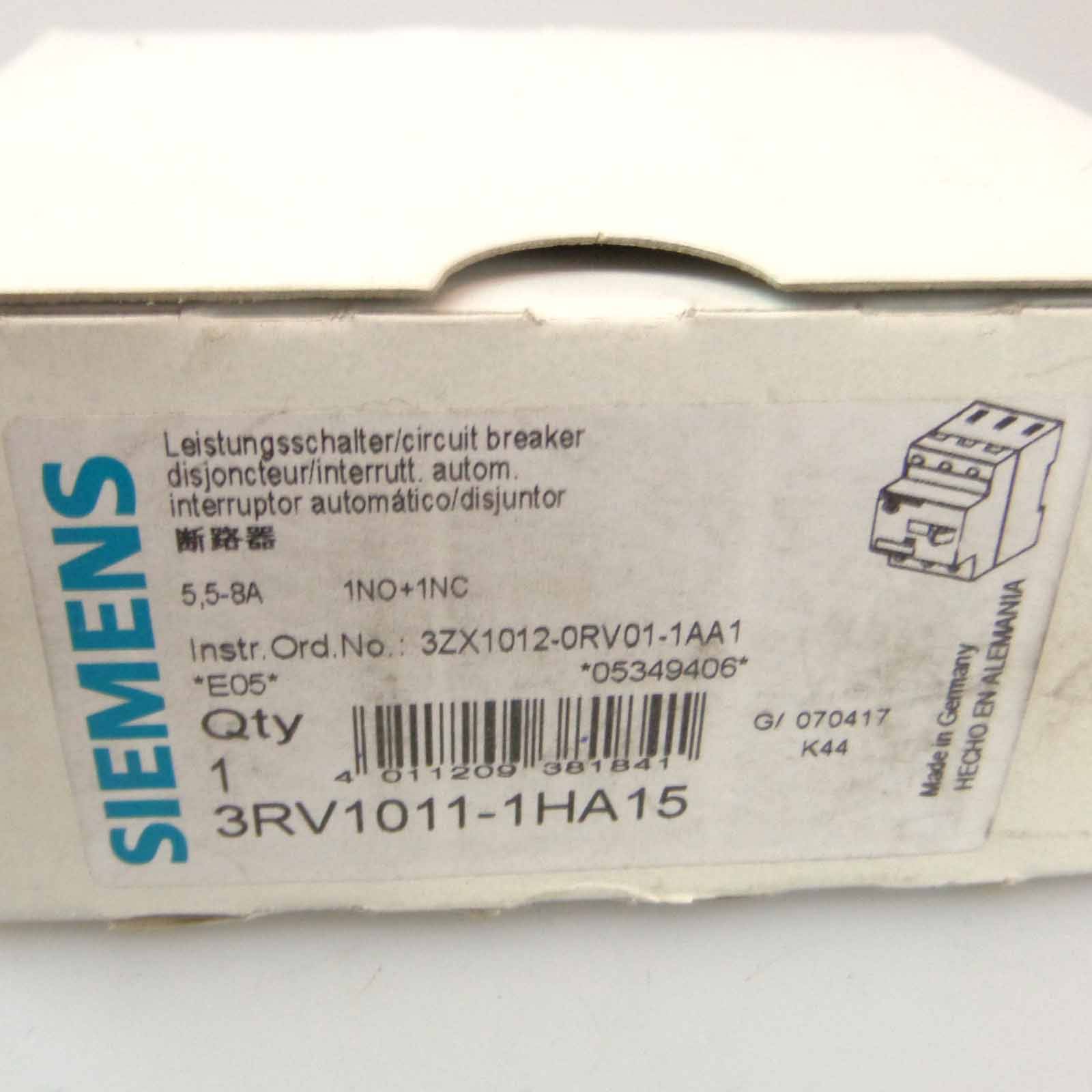 Siemens Leistungsschalter (3RV1011-1HA15)-3