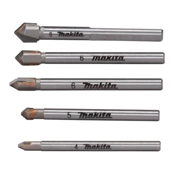 MAKITA - E-25410 Glas-/Fliesenbohrer-Set 5-tlg.