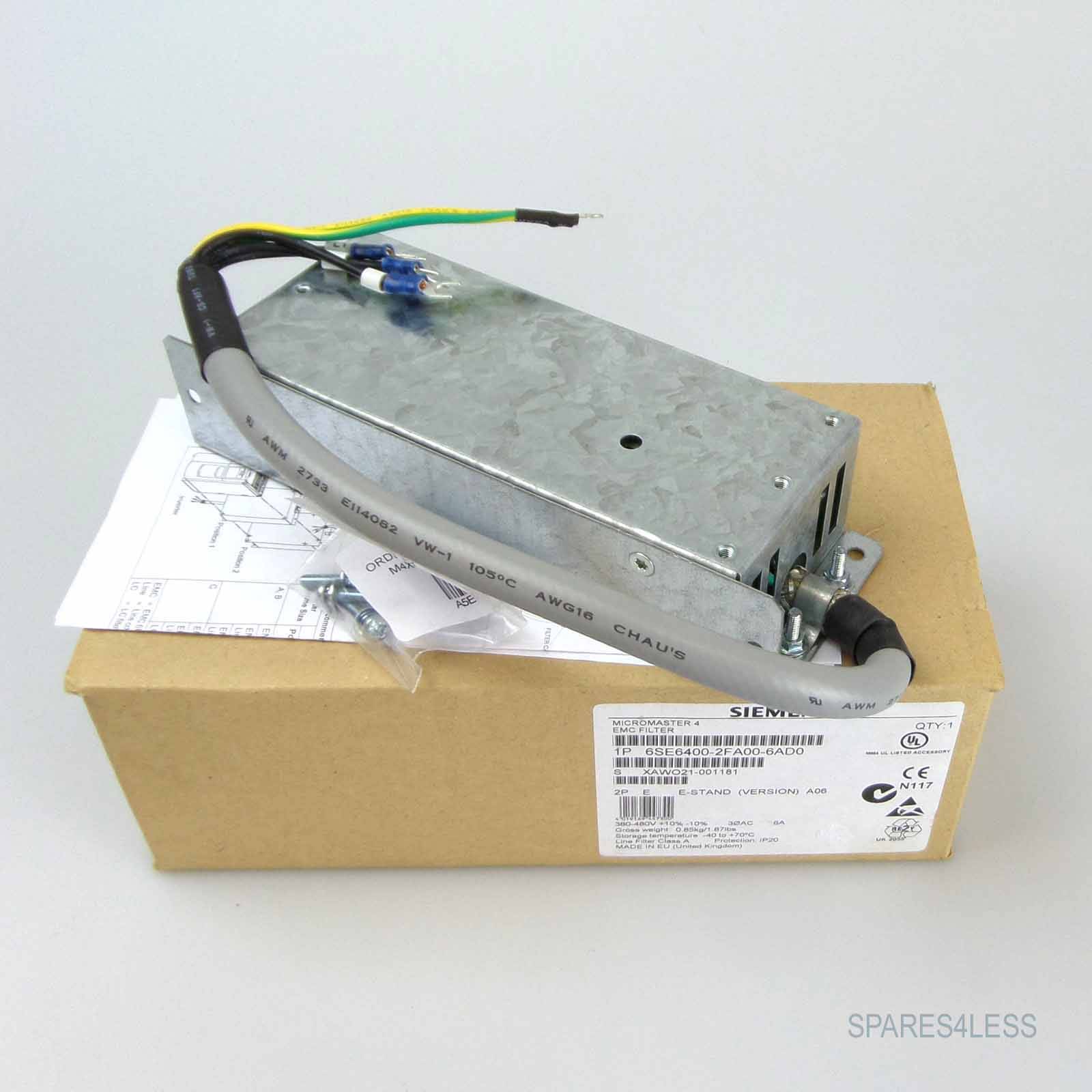 Siemens Micromaster 4 EMC Filter 6SE6400-2FA00-6AD0 OVP-2